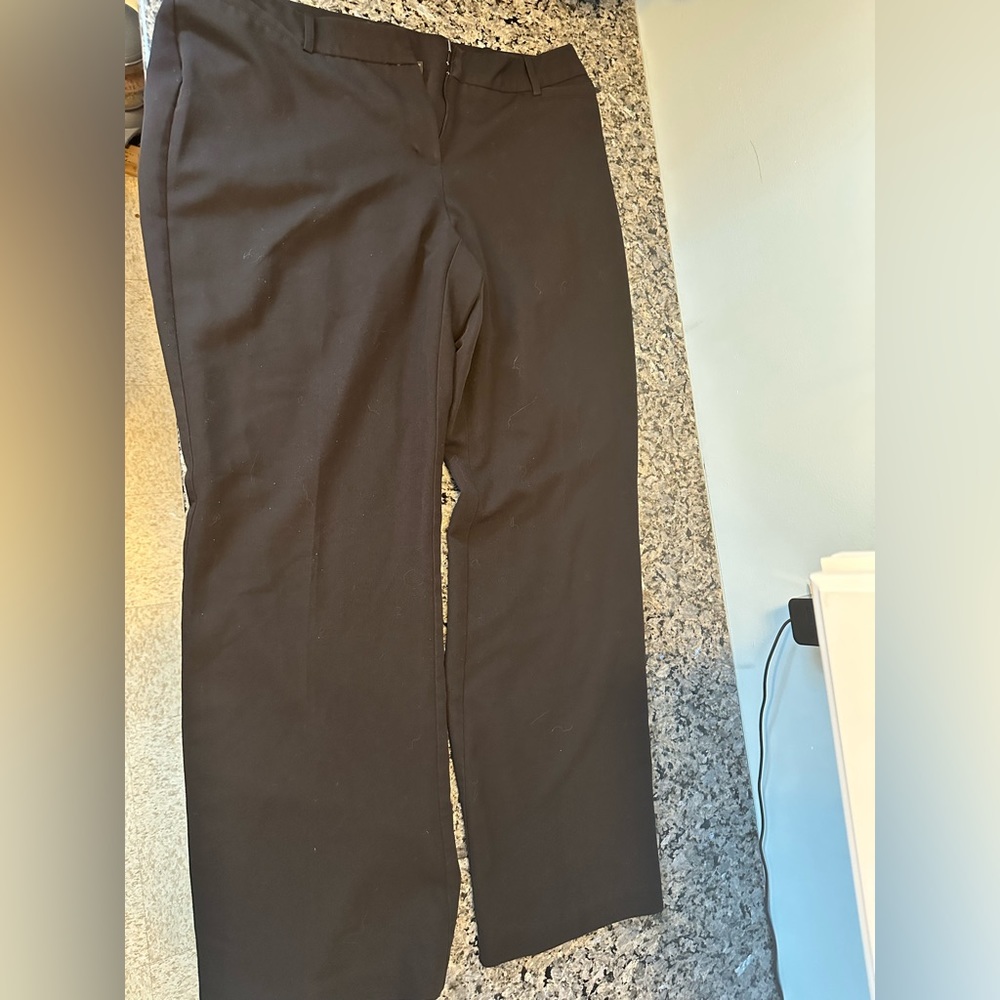 Black Size 12S Curvy Fit Worthington Dress Pants